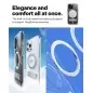 Spigen Caseology Capella MagSafe Kickstand, clear white silver - iPhone 16 Pro Max