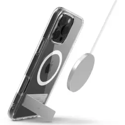 Spigen Caseology Capella MagSafe stovas, skaidrus baltas sidabras - iPhone 6.9" 2024