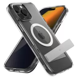 Spigen Caseology Capella MagSafe Kickstand, clear white silver - iPhone 16 Pro Max