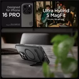 Spigen Ultra Hybrid s MagSafe, šaltas juodas - iPhone 6.3" 2024