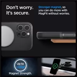 Spigen Ultra Hybrid s MagSafe, šaltas juodas - iPhone 6.3" 2024