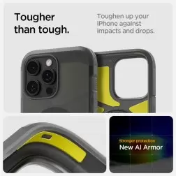 Spigen Sunkusis Armor MagSafe, šaltai juoda - iPhone 6.3" 2024