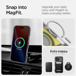 Spigen Sunkusis Armor MagSafe, šaltai juoda - iPhone 6.3" 2024