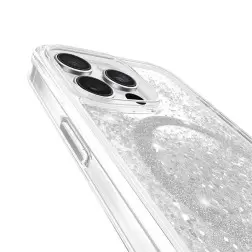 Case-Mate Waterfall - Sidabras, magsafe - iPhone 16 Pro Max