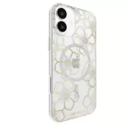 Case Mate Floral Gems - Gold, magsafe - iPhone 16 Plus