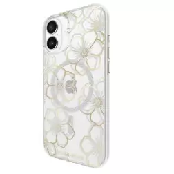 Case-Mate Floral Gems - Auksas, magsafe - iPhone 16 Plus