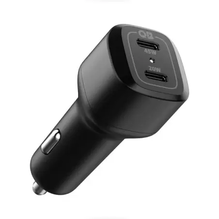 Spigen PowerArc ArcStation Car Charger, black - 2-Port/USB-C PD 3.0 45W/USB-C PD 3.0 20W /Total 65W