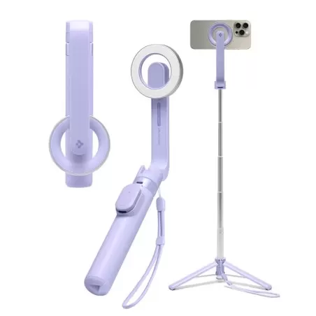 Spigen MagSafe trijkojis selfija kāts, lavanda