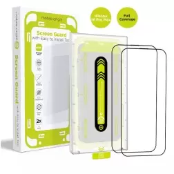 Mobile Origin Screen Guard with easy applicator, 2 pack - iPhone 16 Pro Max