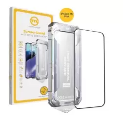 Mobile Origin Yellow Screen Guard with easy application, iPhone 16 Plus