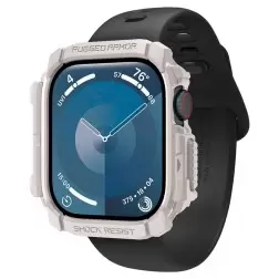 Spigen Rugged Armor, dune beige - Apple Watch 10 46mm