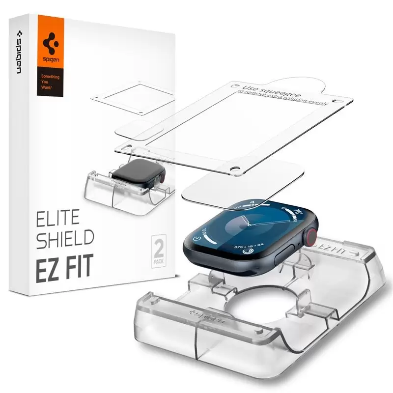 Spigen Eliteshield EZ Fit 2 Pack, transparency - Apple Watch 10 42mm