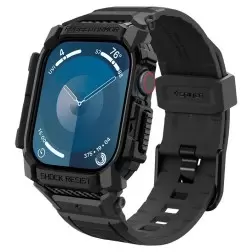 Spigen Rugged Armor Pro, matte black - Apple Watch 10 42mm