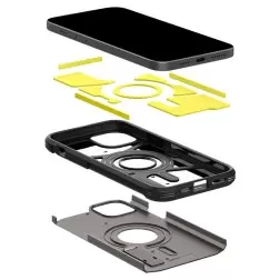 Spigen Stiprus Armor MagSafe, šaunametalis - iPhone 15