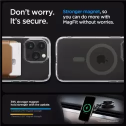 Spigen Ultra Hybrid MagSafe, grafitas - iPhone 15 Pro
