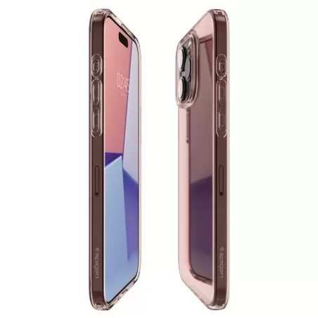 Spigen Crystal Flex, rozā kristāls - iPhone 15 Pro Max