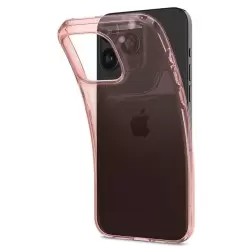 Spigen Crystal Flex, rožinis kristalas - iPhone 15 Pro Max