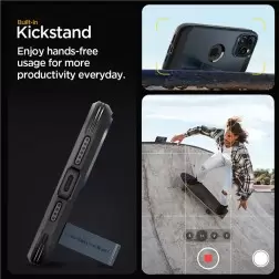 Spigen Tough Armor MagSafe, metalo šiferis - iPhone 15 Pro
