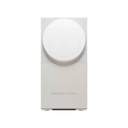 Native Union Rise 2-in-1 Qi2 wireless charger, sandstone