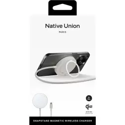 Native Union Snapstand Qi2 wireless charger, sandstone