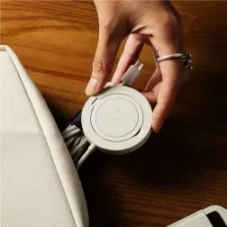 Native Union Snapstand Qi2 wireless charger, sandstone