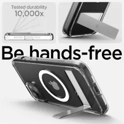 Spigen Ultra Hybrid S MagSafe, kristalas aiškus - iPhone 15