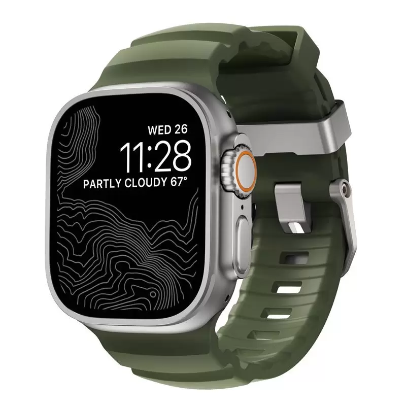 Nomad Rocky Point Band, natural/forest - AW 49/45/44/42mm