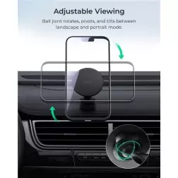iOttie iTap 3 MagSafe Flush Mount with Magnetic Ring Adapter