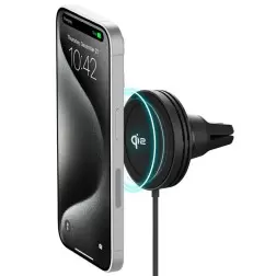 Belaidis magnetinis telefono laikiklis – Velox Mini Qi2