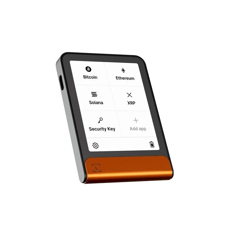 Aparatinė piniginė kriptovaliutoms Ledger Flex Bitcoin Orange Aparatinė piniginė kriptovaliutoms Ledger Flex Bitcoin Orange