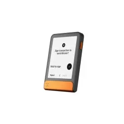 Aparatinė piniginė kriptovaliutoms Ledger Flex Bitcoin Orange
