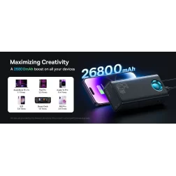 Baseus Amblight powerbank kelionems lėktuvu be apribojimų