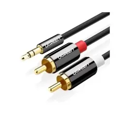 Kaabel UGREEN 3.5mm - 2RCA, 2 m.