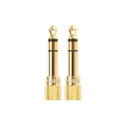 Adapteris Ugreen 3.5 mm mini jack - 6.3 mm jack, gold