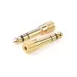 Adapteris Ugreen 3.5 mm mini jack - 6.3 mm jack, gold