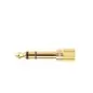 Adapteris Ugreen 3.5 mm mini jack - 6.3 mm jack, gold