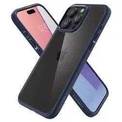 Spigen Ultra Hybrid, navy blue - iPhone 15 Pro Max