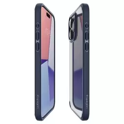 Spigen Ultra Hybrid, navy blue - iPhone 15 Pro Max