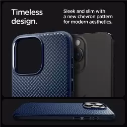 Spigen Mag Armor MagSafe, navy blue - iPhone 15 Pro Max