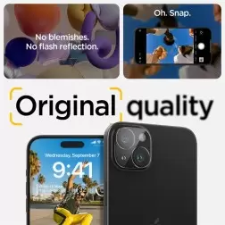 Spigen Glass tR Optik 2 Pack, crystal clear - iPhone 15/15 Plus/14/14 Plus