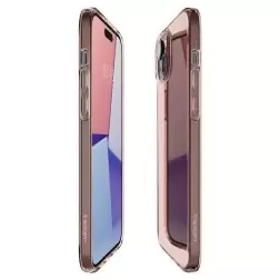 Spigen Crystal Flex, rožinis kristalas - iPhone 15 Plus