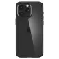 Spigen Crystal Hybrid, matte black - iPhone 15 Pro