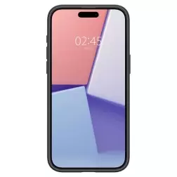 Spigen Crystal Hybrid, matinis juodas - iPhone 15 Pro