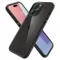 Spigen Crystal Hybrid, matte black - iPhone 15 Pro