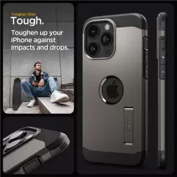 Spigen Tough Armor MagSafe, ginklainis - iPhone 15 Pro Max