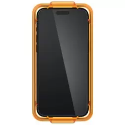 Spigen Stiklas tR AlignMaster 2 paketas, FC Juoda - iPhone 15 Plus