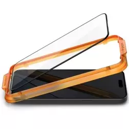 Spigen Stiklas tR AlignMaster 2 paketas, FC Juoda - iPhone 15 Plus