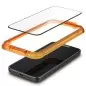 Ekrano apsauga Spigen Glass tR AlignMaster 2 Pack, FC Black - iPhone 15 Plus