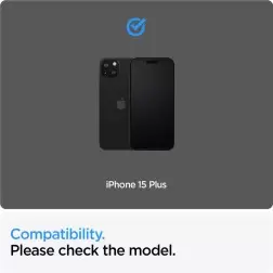 Spigen Stiklas tR AlignMaster 2 paketas, FC Juoda - iPhone 15 Plus