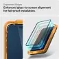 Ekrano apsauga Spigen Glass tR AlignMaster 2 Pack, FC Black - iPhone 15 Plus